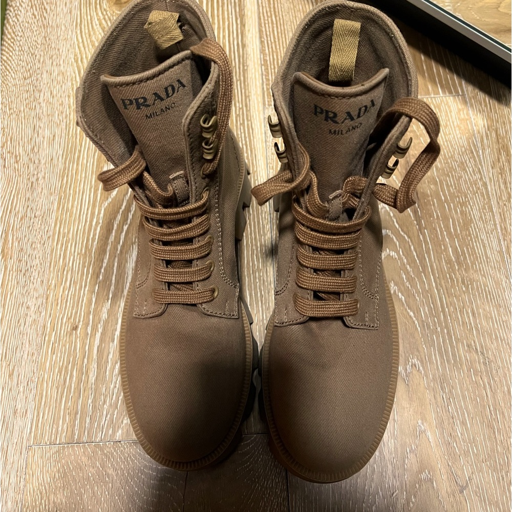 PRADA combat boots